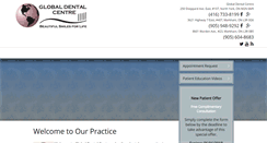 Desktop Screenshot of globaldental.com